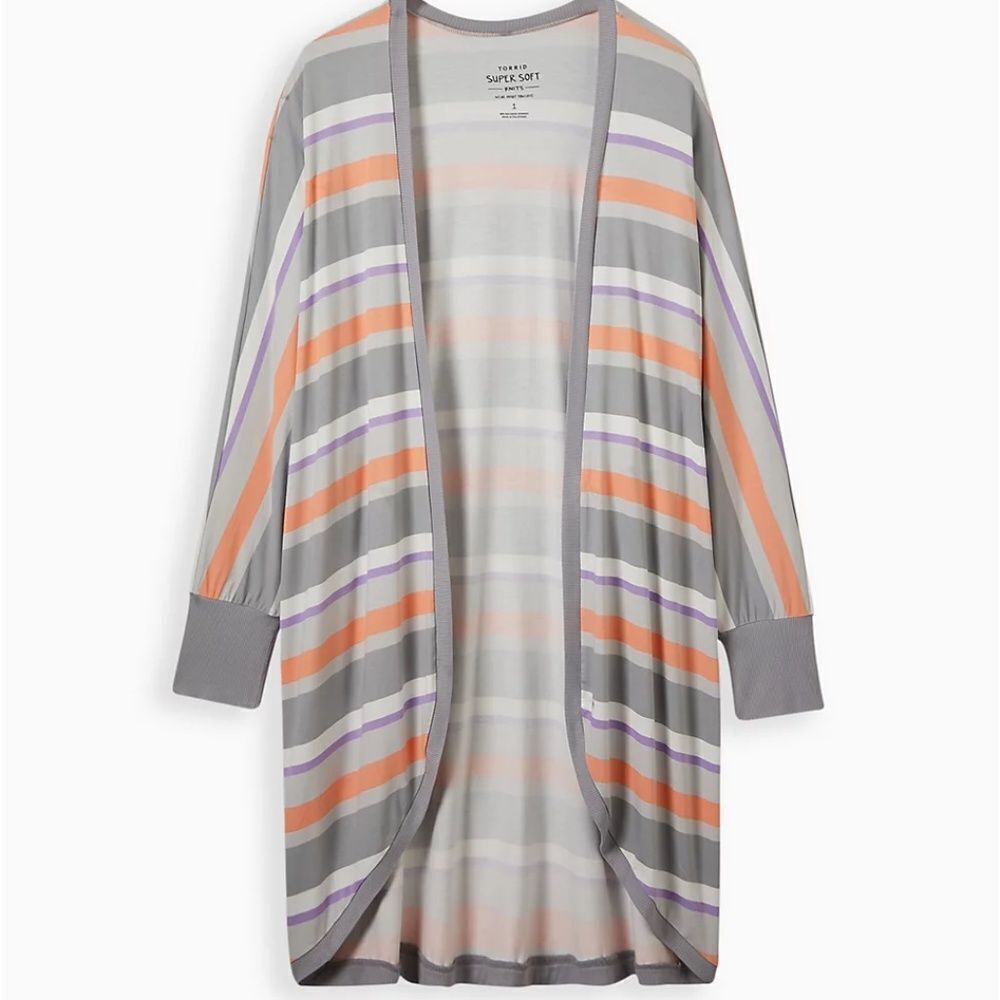 NWT Torrid Super Soft Cocoon Cardigan - Plus Size 00 - Picture 3 of 9